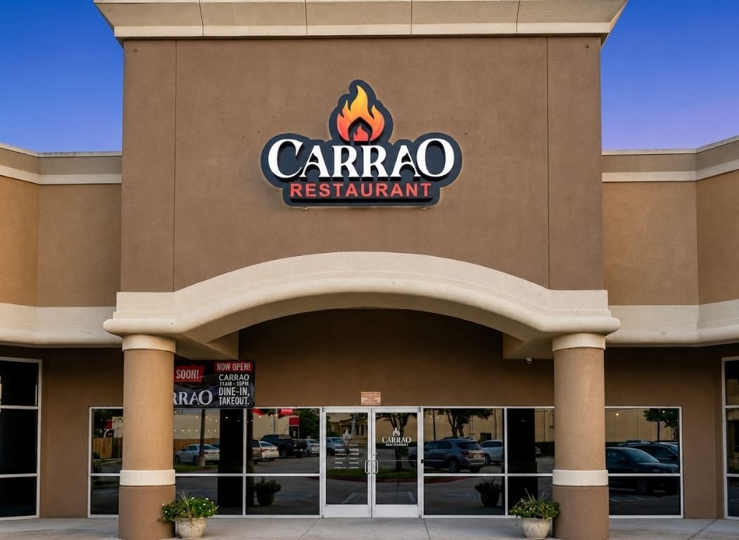 Fachada exterior de Carrao Restaurant en Dallas TX
